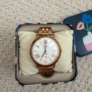 Fossil Gazer ES4246 Stainless Steel 40 mm Rose Gold Chronograph Watch